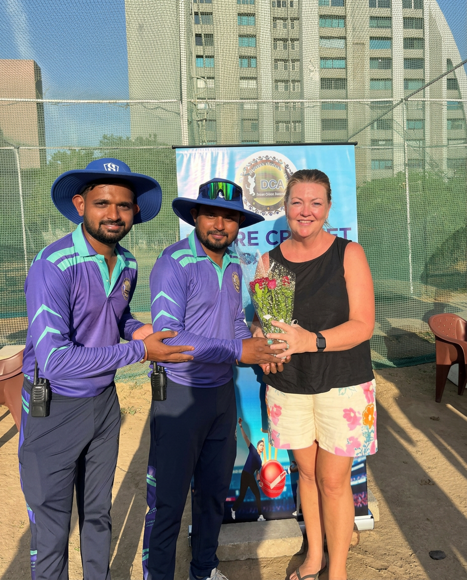 Coach Kevin Kanojiya and Coach Shubham Kanojiya — founders of Desire Cricket Academy